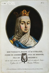 1791 --- Wife of Sigebert, she then married Merouee, son of Chilperic I. She lived 548-613 (Austrasie was a Merovingien kingdom, fl. 511-751 in NE of the Gaulish territories, capital Metz) --- Image by © Stapleton Collection/Corbis