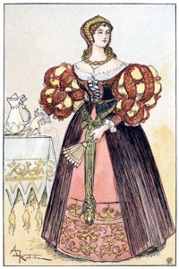 Robe à l'italienne