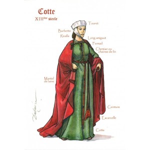Robe au XIIIe siècle