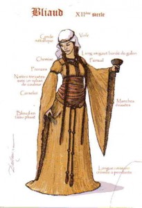 Robe au XIIe siècle